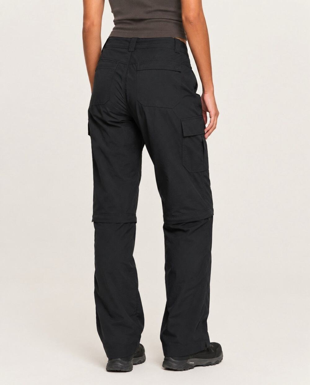 Gorpcore Trail Duluth Trading Co Women’s Cargo Pants 2x31 Black Stretch Hiking